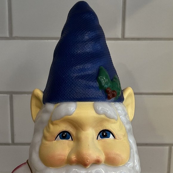 Holiday Time Holiday Gnome Tabletop Blow Mold 1 Inch Battery